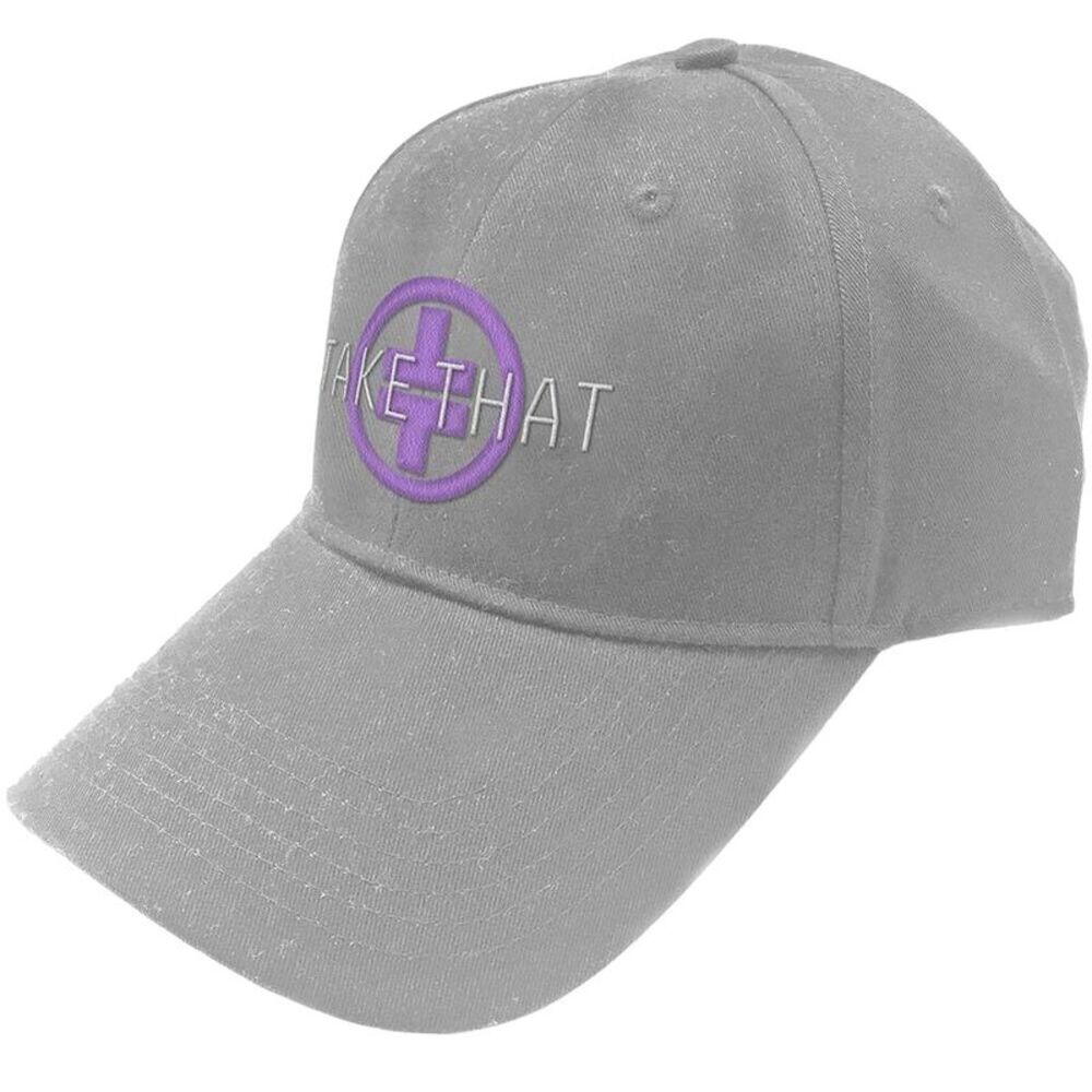 Take That Unisex Adult Logo Baseball Cap / Gray